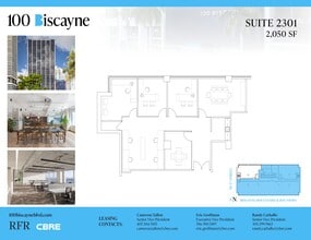 100 N Biscayne Blvd, Miami, FL for lease Site Plan- Image 1 of 1