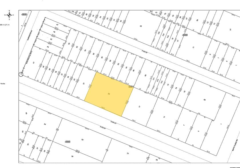 655 E 233rd St, Bronx, NY à louer - Plan cadastral - Image 2 de 4