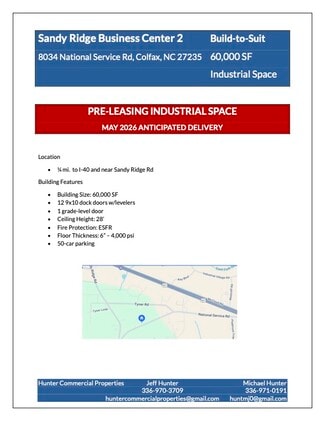 More details for 8034 National Service Rd, Colfax, NC - Industrial for Lease