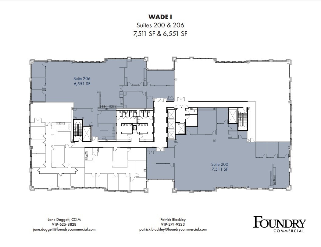 5440 Wade Park Blvd, Raleigh, NC à louer Plan d’étage- Image 1 de 1