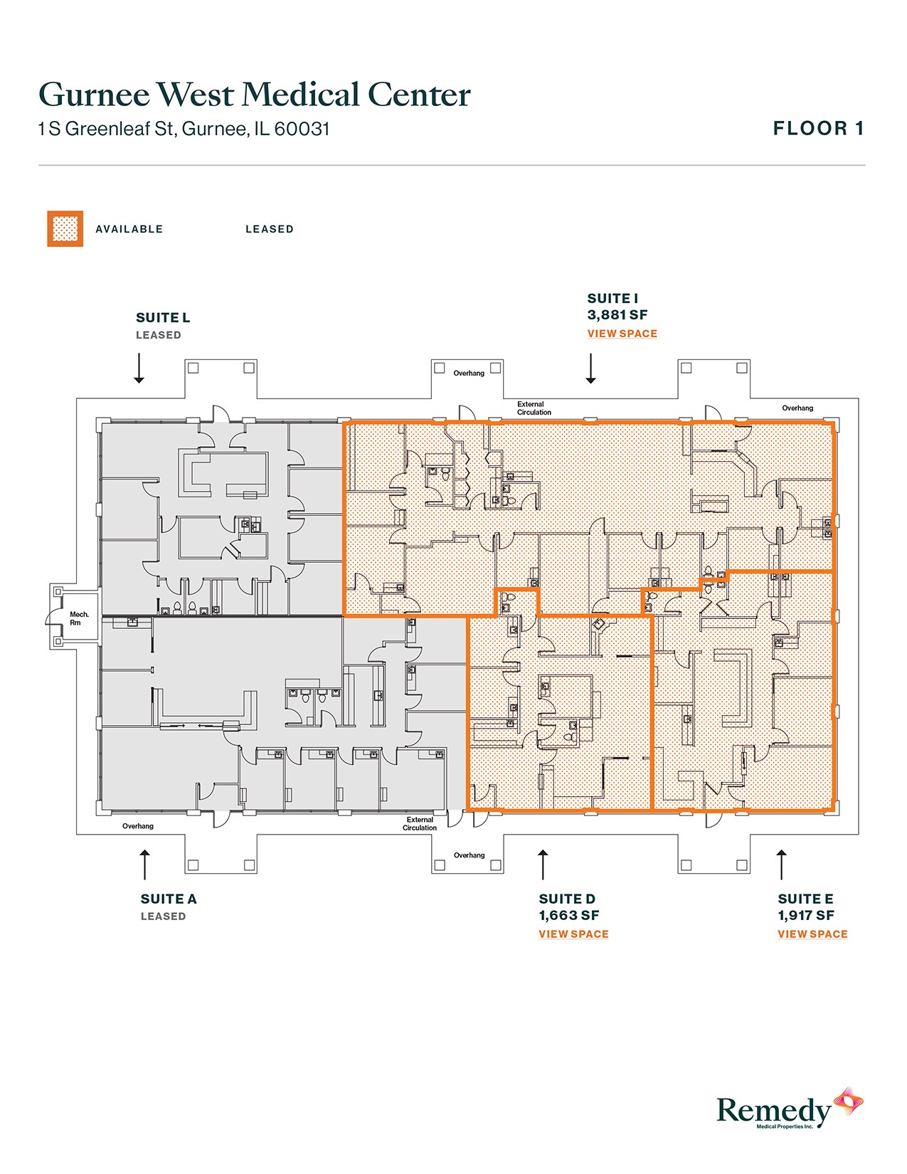 3 S Greenleaf Ave, Gurnee, IL à louer Plan d  tage- Image 1 de 1