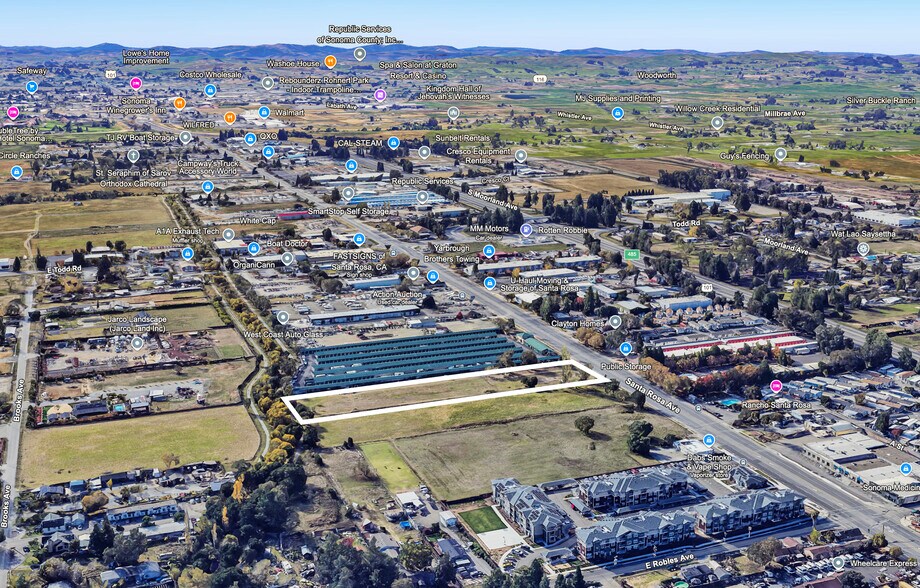 3496 Santa Rosa Ave, Santa Rosa, CA à vendre - Photo du bâtiment - Image 3 de 3