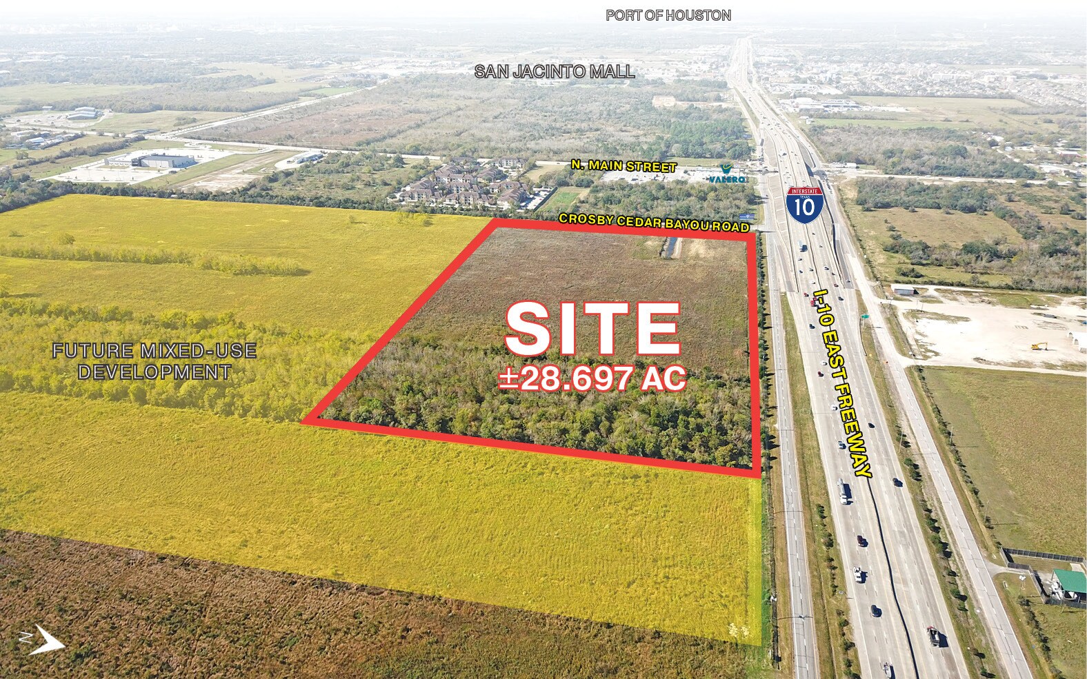 0 East Freeway, Baytown, TX à vendre Photo du bâtiment- Image 1 de 4