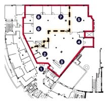 413-421 Stuart Cir, Richmond, VA à louer Plan d’étage- Image 1 de 1