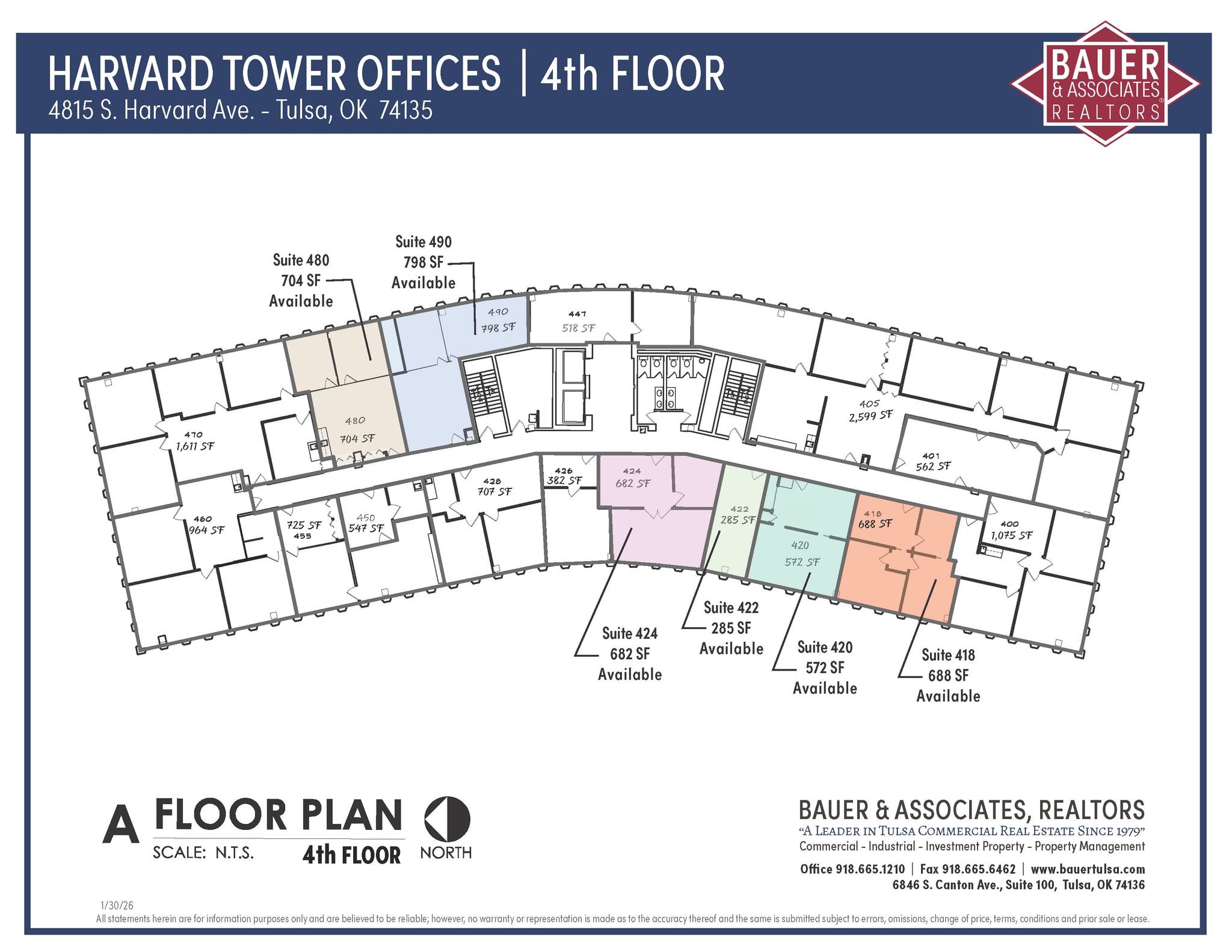 4815 S Harvard Ave, Tulsa, OK à louer Plan de site- Image 1 de 1