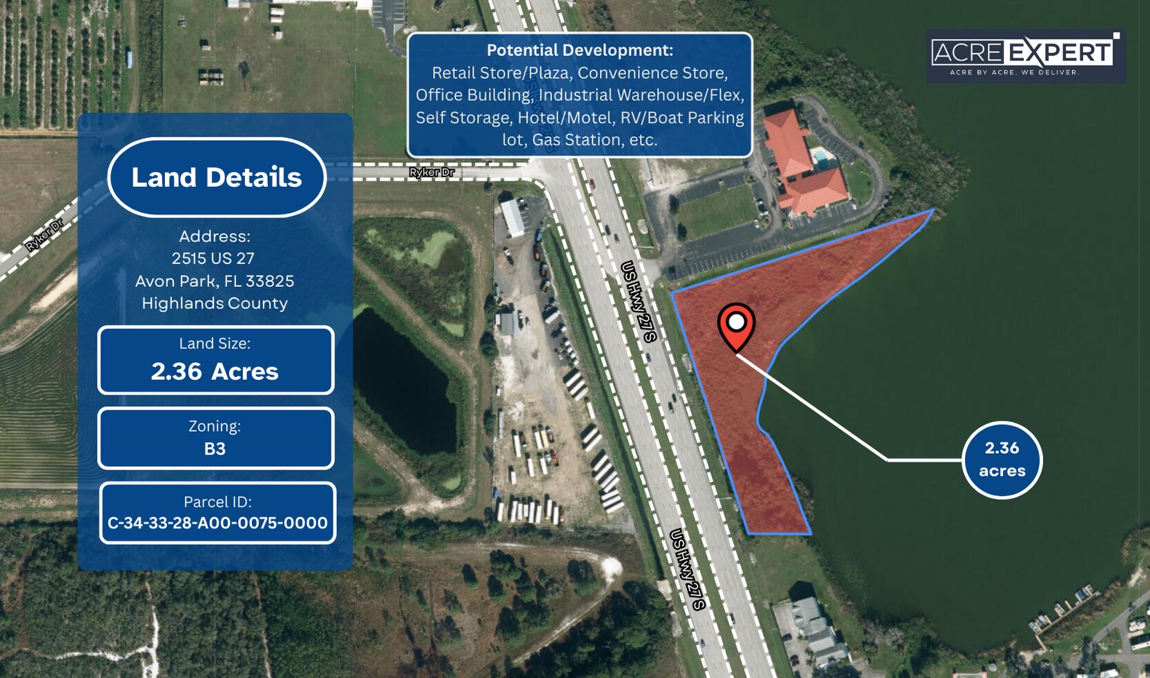 2515-2521 US 27 S, Avon Park, FL à vendre Photo du bâtiment- Image 1 de 1