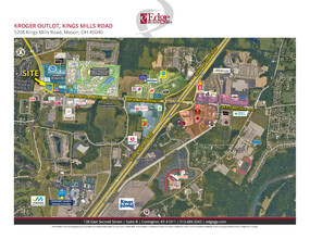 5208 Kings Mills Rd, Mason, OH - aerial  map view