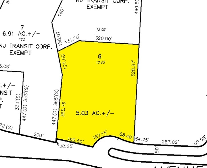 700 Sloan Ave, Hamilton, NJ à vendre - Plan cadastral - Image 2 de 3