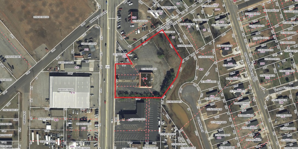 616 Poinsett Hwy, Greenville, SC for lease - Plat Map - Image 3 of 6