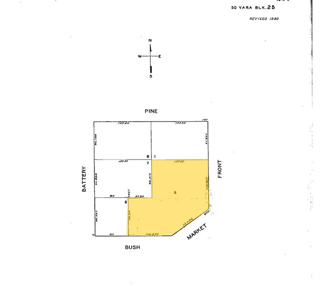 One Front St, San Francisco, CA for lease - Plat Map - Image 2 of 3