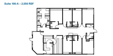 240 La Casa Via, Walnut Creek, CA à louer Plan d’étage- Image 2 de 2