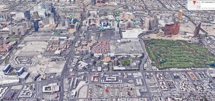 521 Calcaterra Cir, Las Vegas, NV - AÉRIEN Vue de la carte