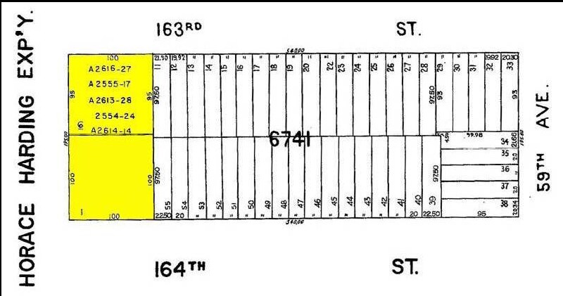 163-03 Horace Harding Expy, Fresh Mdws, Fresh Meadows, NY à louer - Plan cadastral - Image 1 de 2