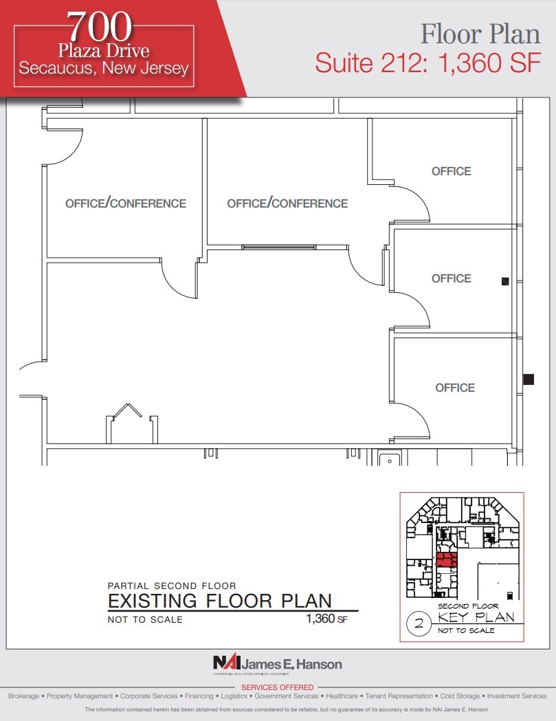 700 Plaza Dr, Secaucus, NJ à louer Plan d’étage- Image 1 de 1