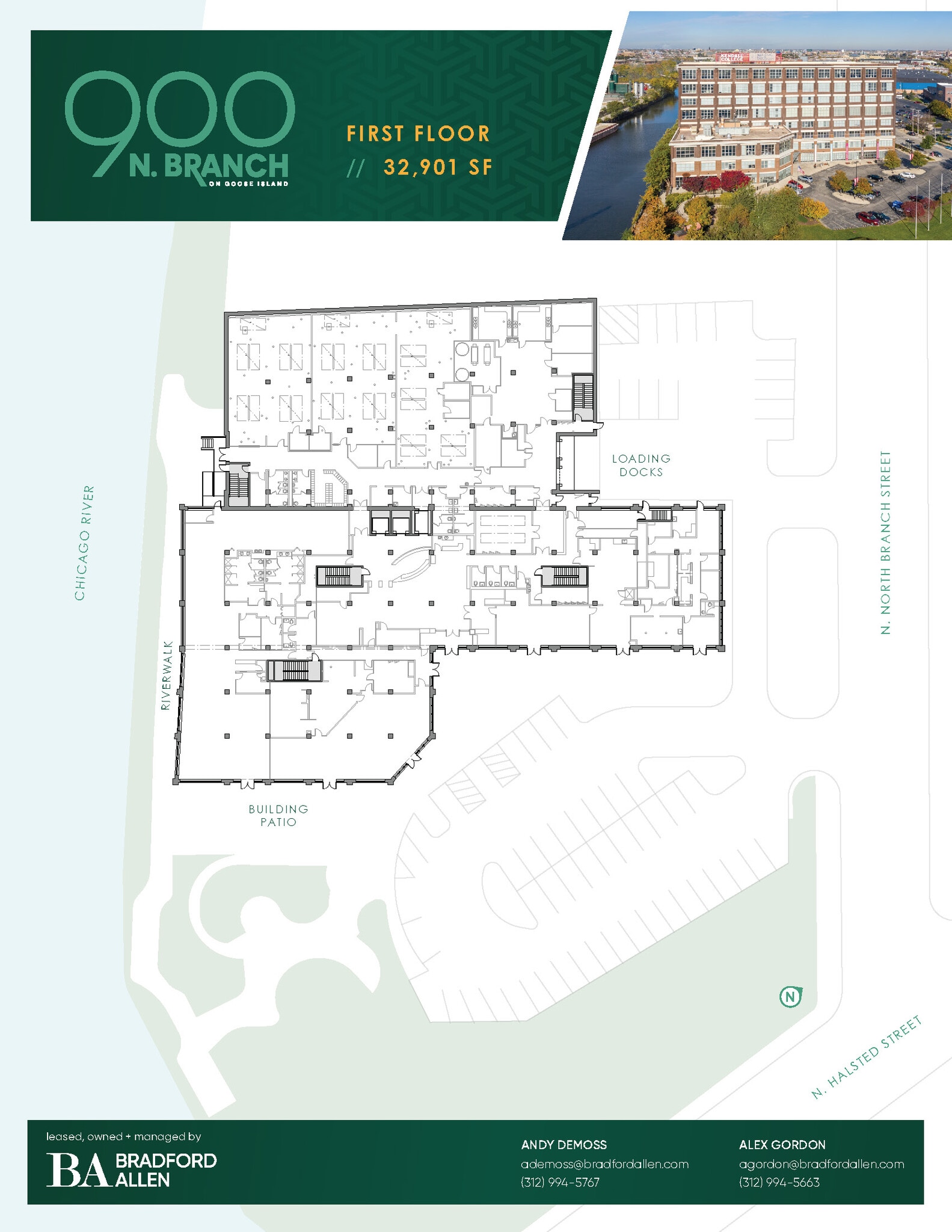 900 N Branch St, Chicago, IL for lease Floor Plan- Image 1 of 3