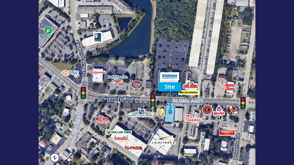 3746 University Blvd W, Jacksonville, FL à louer - Photo du bâtiment - Image 2 de 5