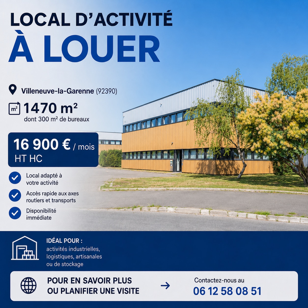 44-46 Avenue Du 8 Mai 1945, Villeneuve-la-Garenne for lease Building Photo- Image 1 of 7