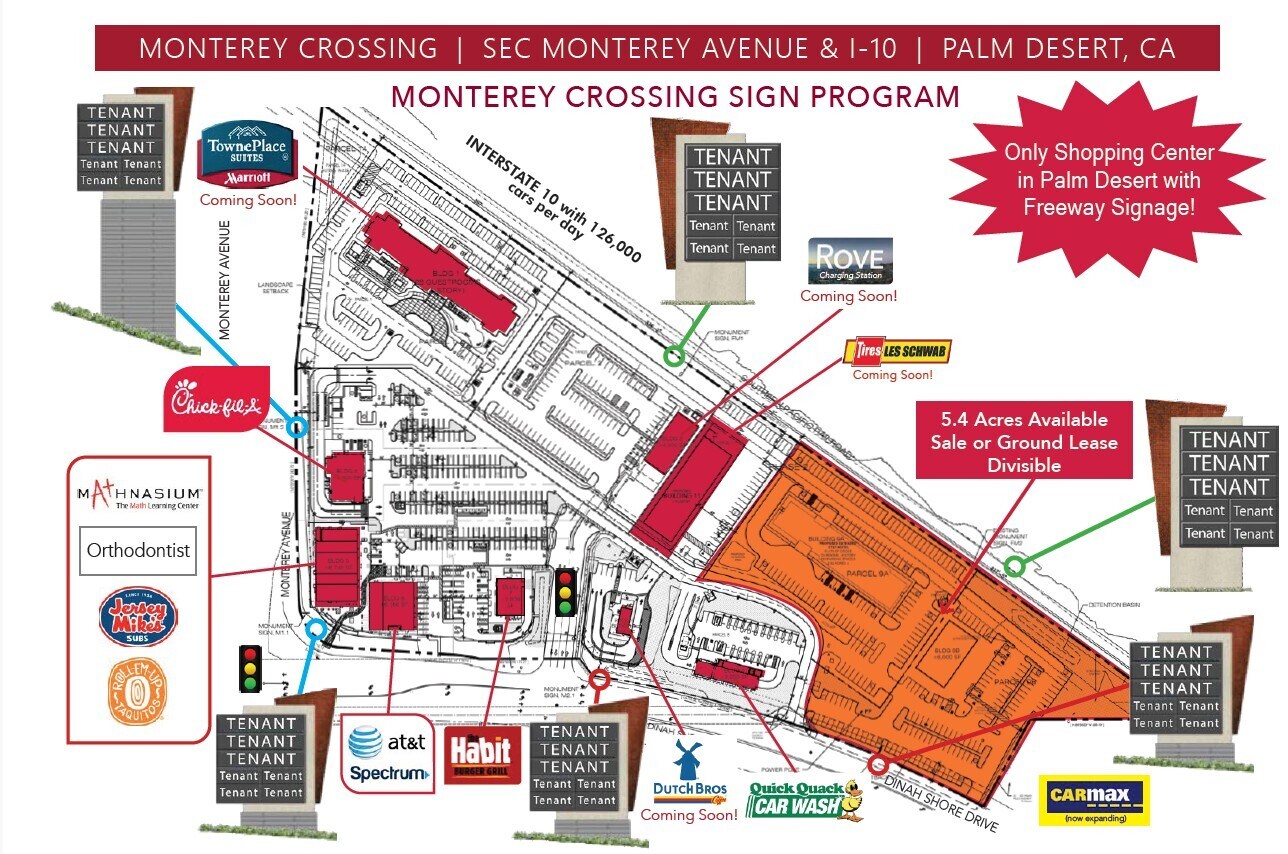 SEC Monterey Avenue & I-10, Palm Desert, CA à vendre Photo du bâtiment- Image 1 de 3