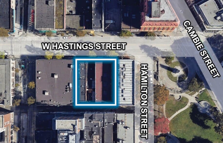 314-328 Hastings St W, Vancouver, BC for sale - Aerial - Image 2 of 2