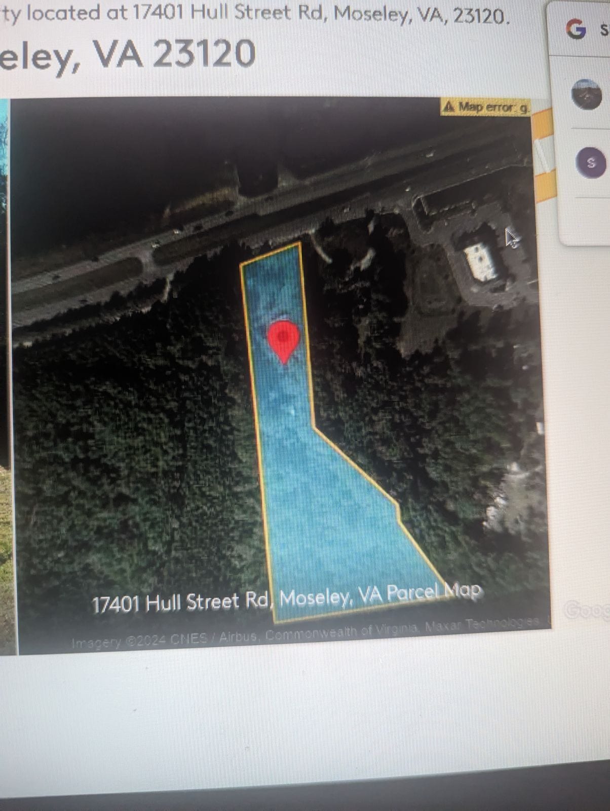 17401 Hull Street Rd, Moseley, VA à vendre Aérien- Image 1 de 1