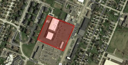 611 N Telegraph Rd, Monroe, MI - AERIAL map view