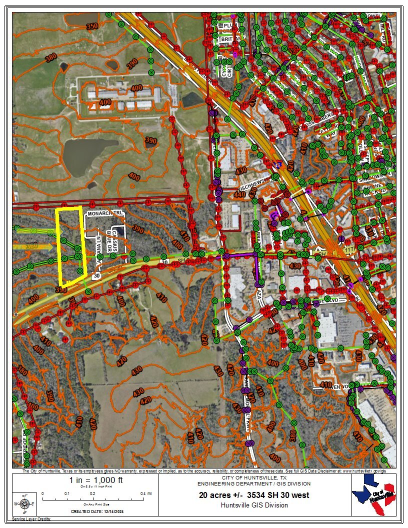 3534 State Highway 30 Hwy, Huntsville, TX for sale Plat Map- Image 1 of 3