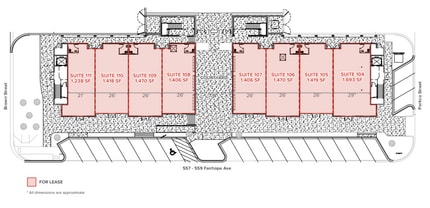 557 Fairhope Ave, Fairhope, AL à louer Plan d’étage- Image 1 de 1