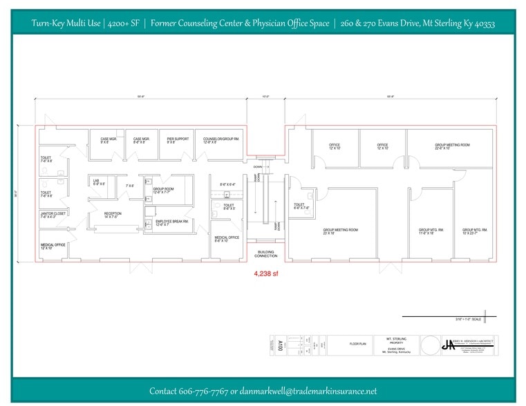 270 Evans Ave, Mount Sterling, KY for lease - Floor Plan - Image 3 of 19