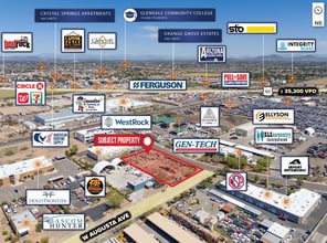 7020 W Augusta Ave, Glendale, AZ - AERIAL map view