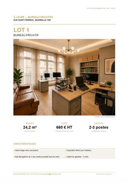 Bureau dans Marseille à louer - Photo du bâtiment - Image 2 de 17