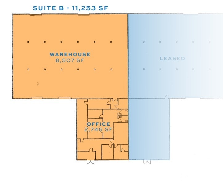 2226 Capital Blvd, Raleigh, NC à louer Plan d’étage- Image 1 de 5