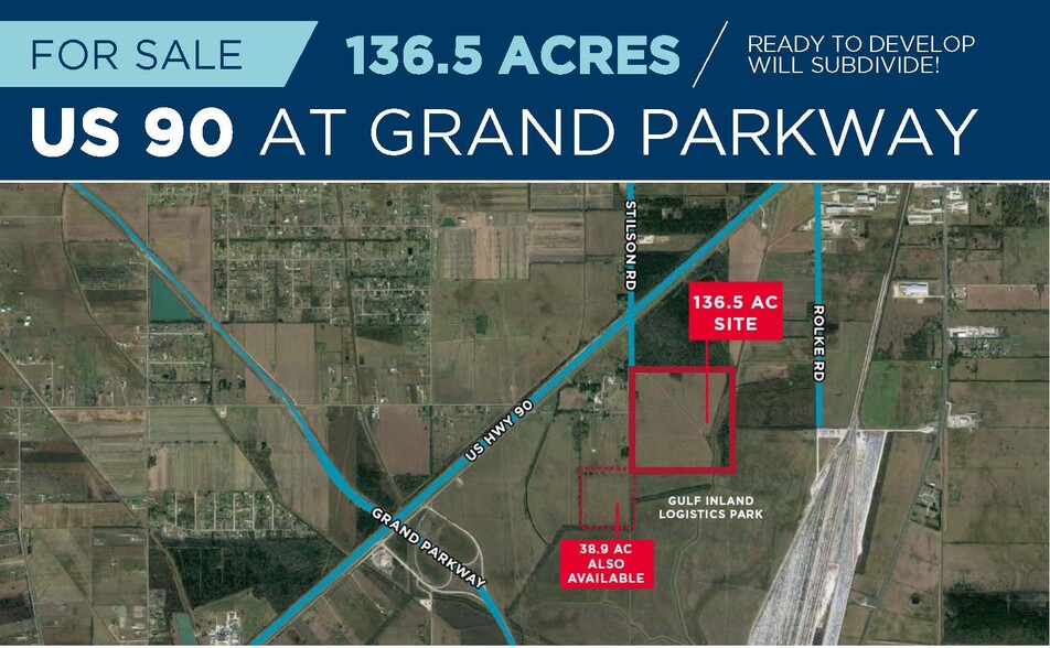 US 90 at Grand Parkway, Dayton, TX for sale - Building Photo - Image 1 of 1