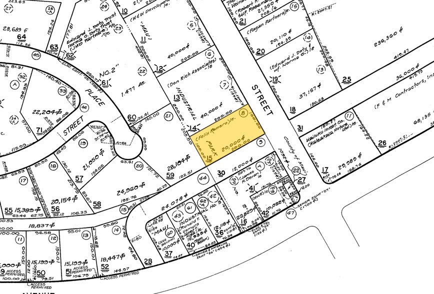 190 Alamaha St, Kahului, HI à louer - Plan cadastral - Image 2 de 6