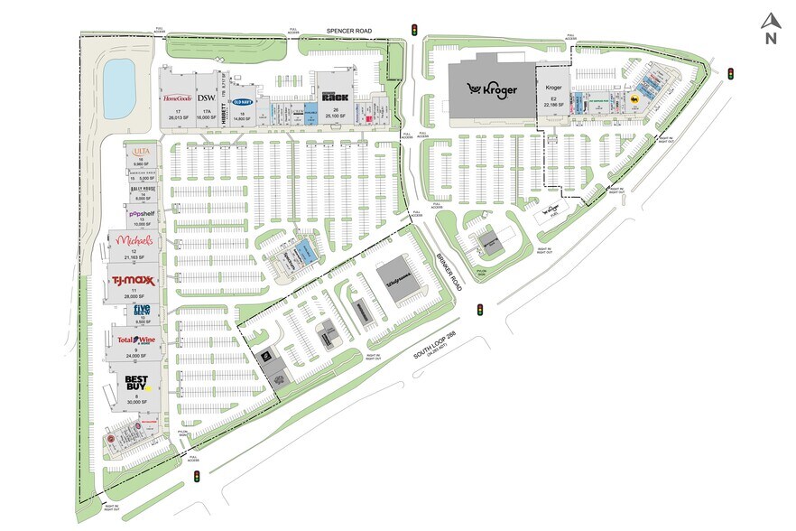 1400-1800 S Loop 288, Denton, TX à louer - Plan de site - Image 1 de 29