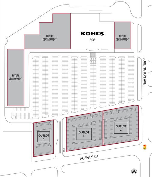 300 Agency, West Burlington, IA à louer - Plan de site - Image 2 de 2