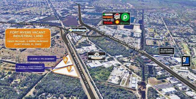 Plus de détails pour 16501 Michael G Rippe Pky, Fort Myers, FL - Terrain à vendre