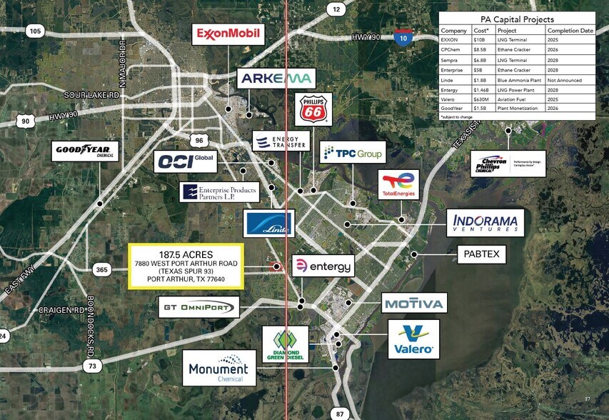 0 Highway 93 Rd, Port Arthur, TX à vendre - Photo du bâtiment - Image 2 de 2