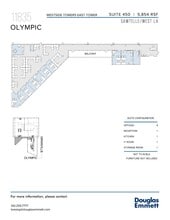 11845 W Olympic Blvd, Los Angeles, CA à louer Plan d’étage- Image 1 de 1