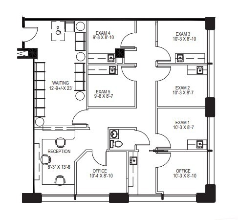 4060 4th Ave, San Diego, CA à louer Plan d’étage- Image 1 de 1