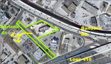 5930 Bandera Rd, San Antonio, TX - Aérien Vue de la carte