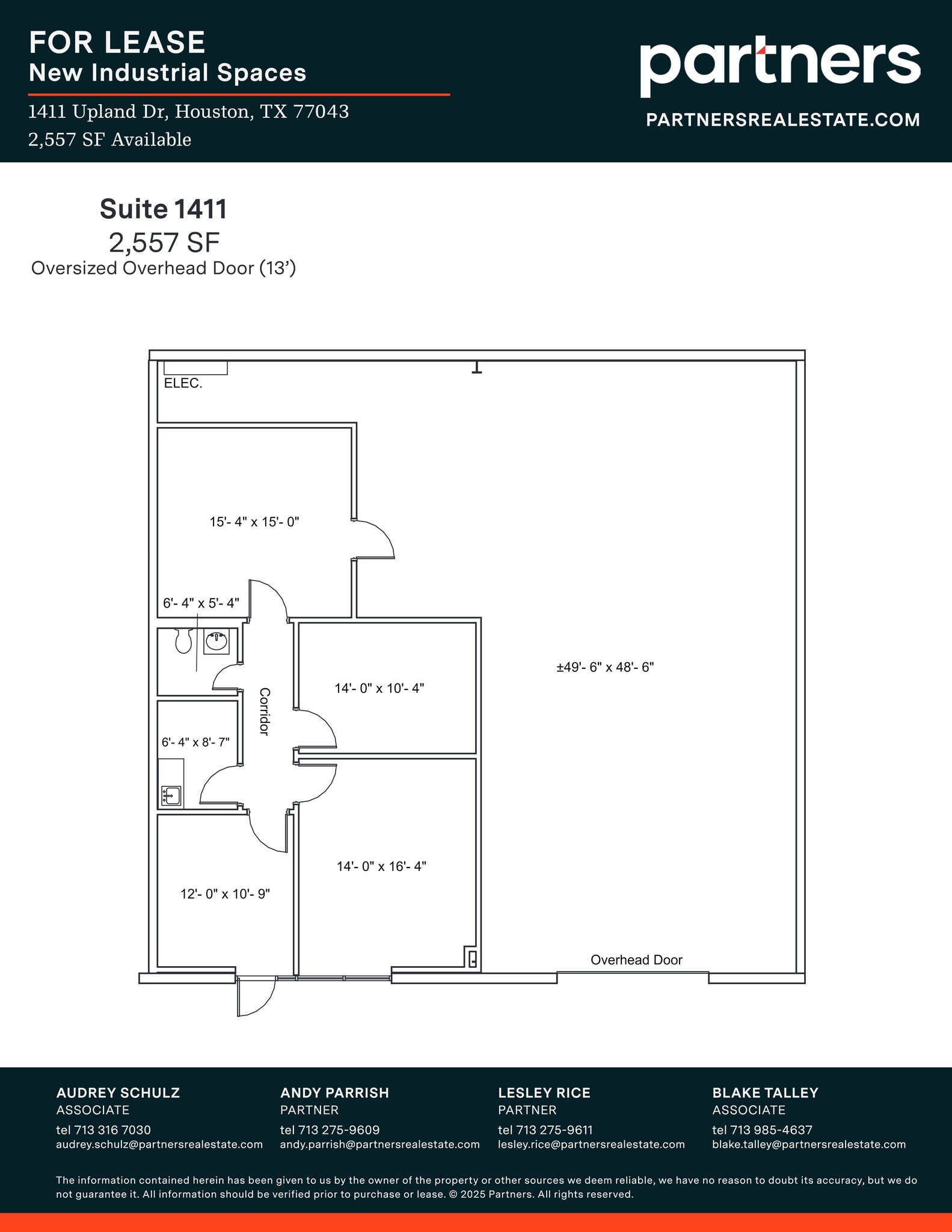 1411 Upland Dr, Houston, TX for lease Site Plan- Image 1 of 1
