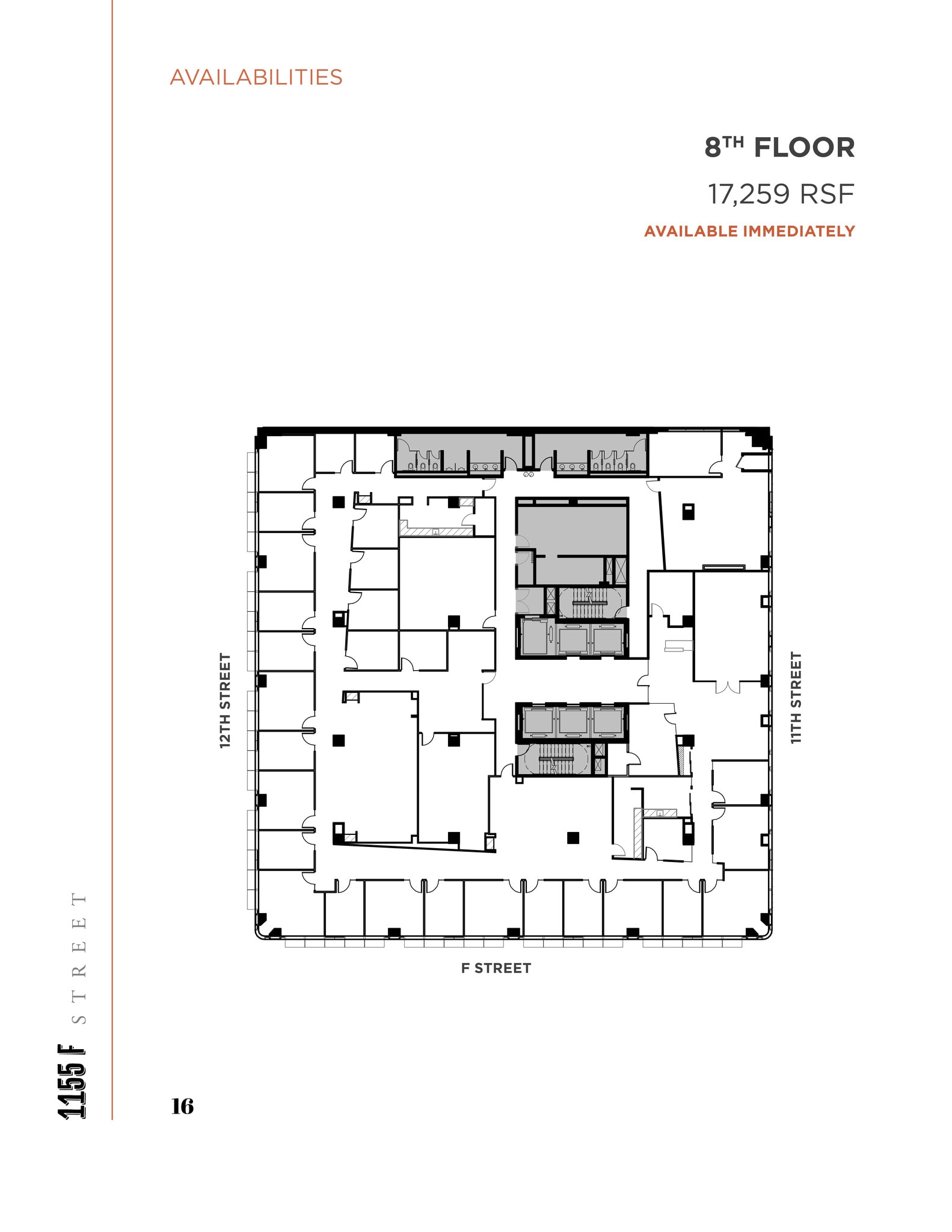 1155 F St NW, Washington, DC à louer Plan d’étage- Image 1 de 1