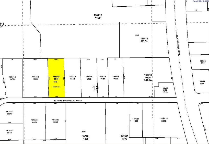 11215 St Johns Industrial Pky, Jacksonville, FL for sale - Plat Map - Image 3 of 14