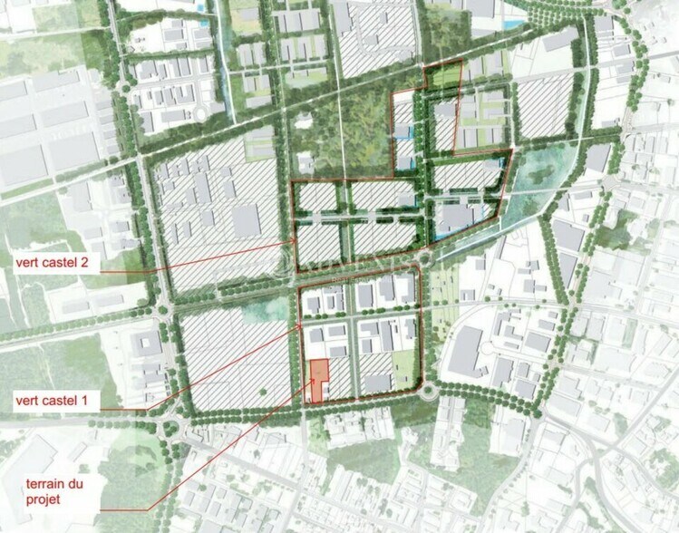 Avenue Marcel Dassault, Mérignac à vendre - Plan de site - Image 3 de 5