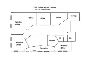 1100 Parker Sq, Flower Mound, TX à louer Plan d  tage- Image 1 de 1