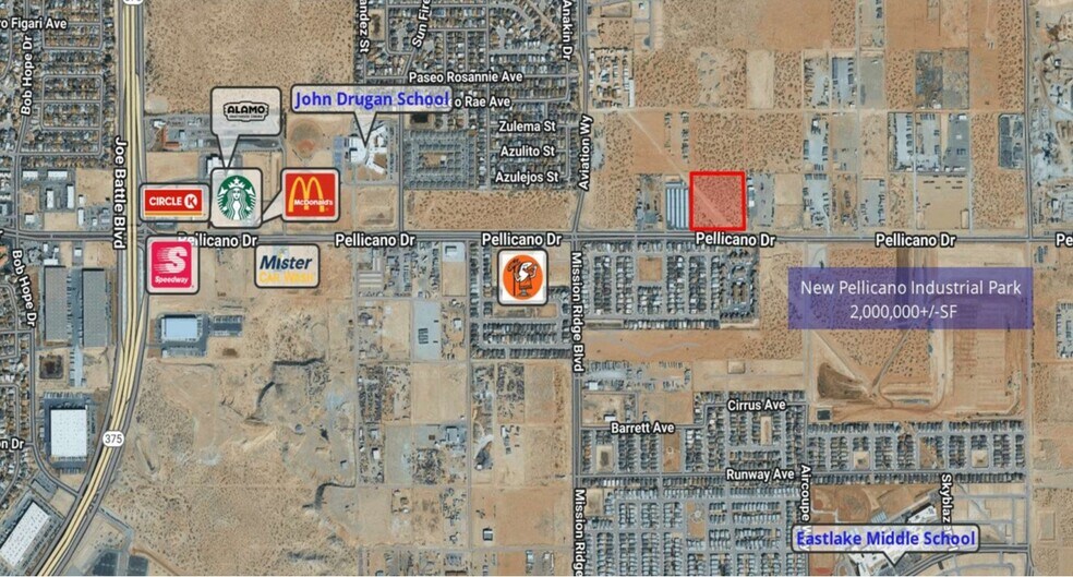 12861 Pellicano Dr, El Paso, TX à vendre - Aérien - Image 1 de 3