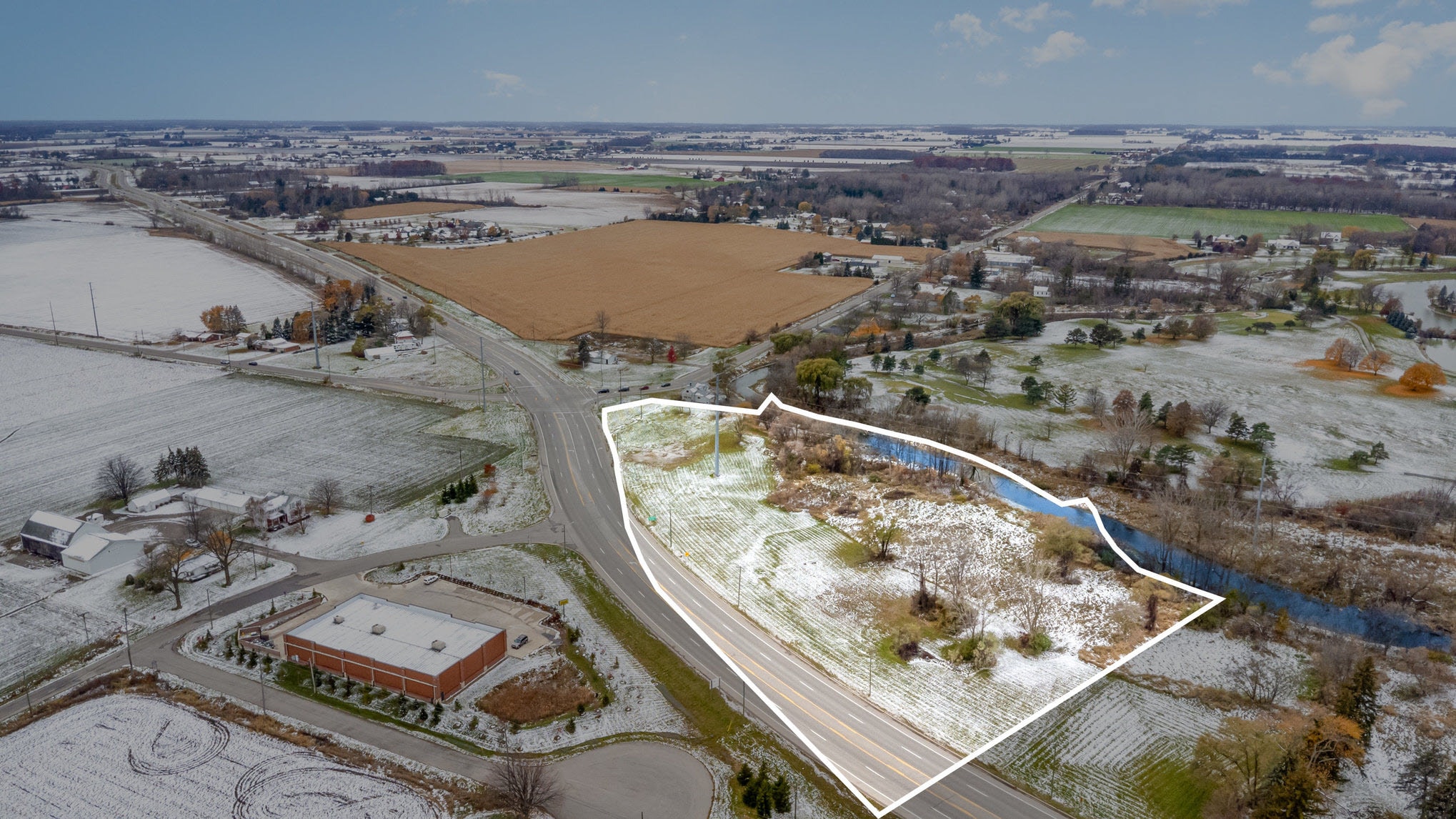 2507 Delta Rd., Bay City, MI for sale Aerial- Image 1 of 2
