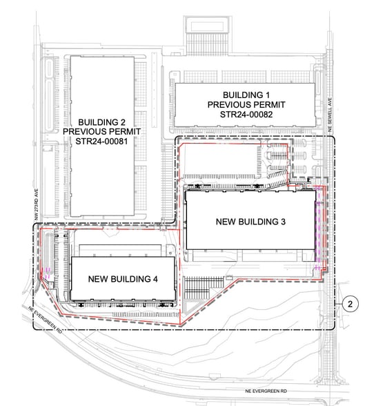 4510 NW 273rd Ave, Hillsboro, OR for lease - Site Plan - Image 3 of 8