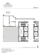 711 N Carancahua St, Corpus Christi, TX for lease Site Plan- Image 1 of 1