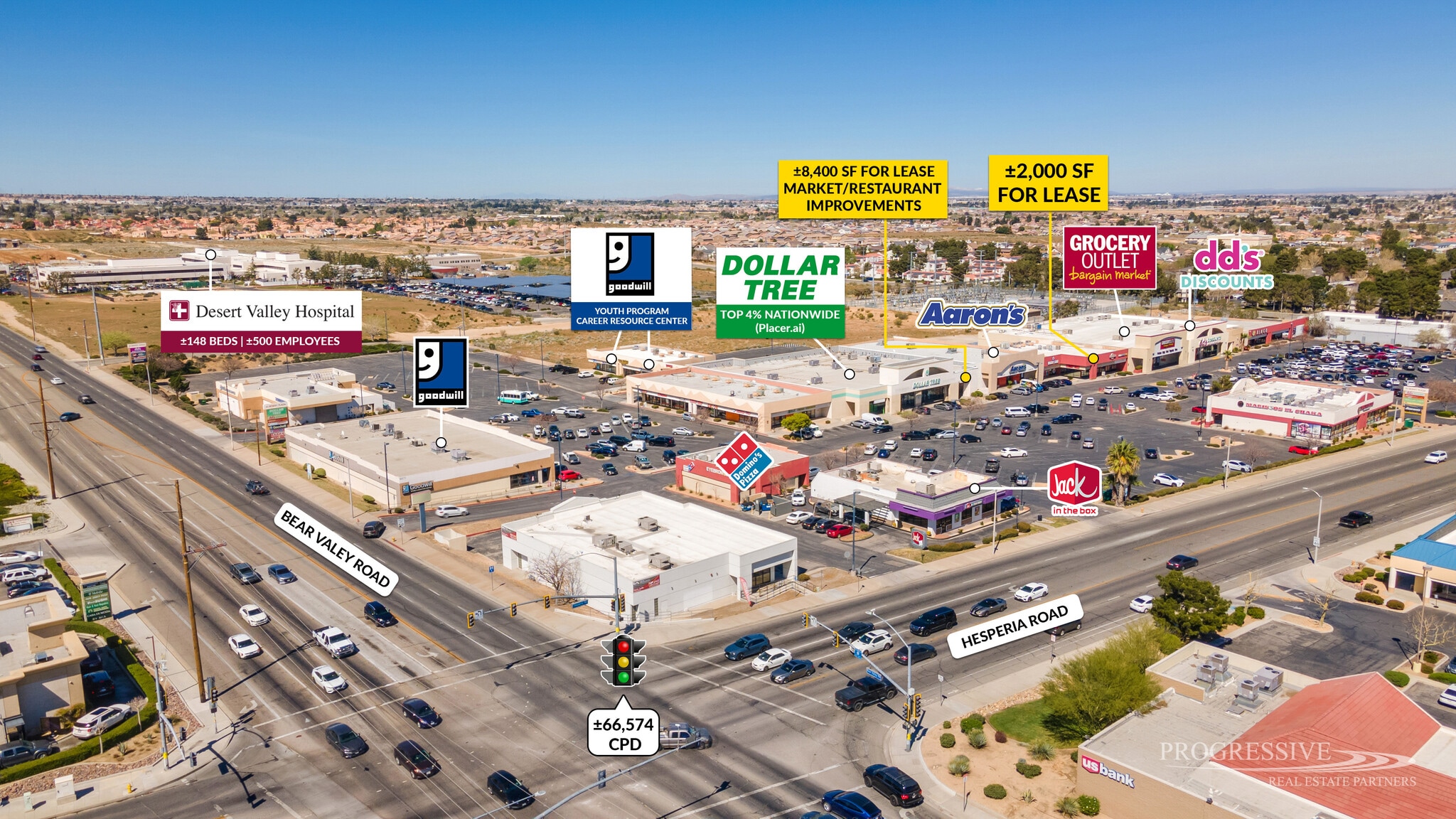 12160-12192 Hesperia Rd, Victorville, CA for lease Primary Photo- Image 1 of 8